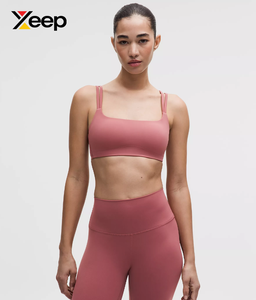 XEEP สปอร์ตบราโยคะคุณภาพสูงสำหรับผู้หญิง รุ่น XC-SB-82 ดีไซน์เรียบง่าย ระบายอากาศได้ดี สายปรับได้ แผ่นรองถอดออกได้ รองรับได้ดี แห้งเร็ว - Product Image 1