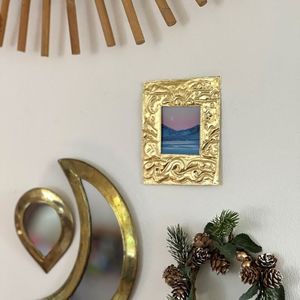 American <b>Wall</b> Hanging, European Retro <b>Wall</b> Carved ex-votos Decorative <b>Mirror</b> sacred heat home decor - Product Image 1