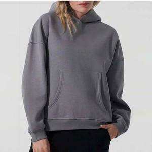 Sudadera con Capucha Oversize de Moda, Nueva Sudadera de Algodón Grueso con Forro Polar para Mujer, Cálida para Invierno, Estilo Urbano, Cómoda - Product Image 1