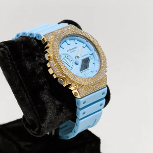 Montre à bracelet en caoutchouc de qualité supérieure, mécanique et à quartz, avec moissanite, Starspire Jewels, résistante à l'eau 3BAR, style élégant, pour femmes - Product Image 1