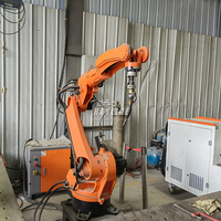 Robots automáticos industriales brazo 6 ejes programable Universal Robot brazo Robot máquina de soldadura inteligente LIMPIEZA DE ACERO INOXIDABLE