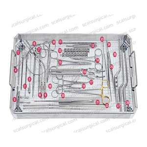 ชุดเครื่องมือผ่าตัดกระดูกและสมอง สแตนเลสสตีล สำหรับการผ่าตัดสมอง - Product Image 4