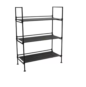 ชั้นวางเครื่องเทศครัวแบบพับได้สองชั้น สแตนเลสอย่างดี ทนทาน ผลิตในอินเดีย ดีไซน์ทันสมัย หรูหรา ปรับแต่งได้ ใช้งานได้อย่างมีประสิทธิภาพ - Product Image 1