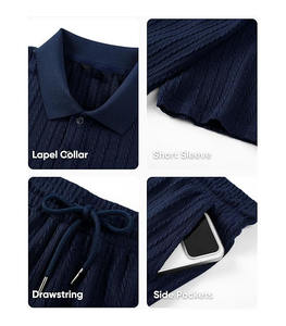 T-shirt Homme Uni Col V Manches Courtes Non Tissé 100% Coton Doux Respirant Séchage Rapide Tissu Décontracté Personnalisable 2025/2026 - Product Image 4