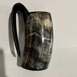 Taza Vikinga de Cuerno de Búfalo Real, Personalizada, de Alta Calidad, Hecha a Mano, Duradera, Feng Shui - Product Image 2