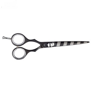 Ciseaux à cheveux professionnels en acier inoxydable avec lame tranchante, 28 dents, manche long durable en plastique, pour droitiers, pour la coiffure - Product Image 1