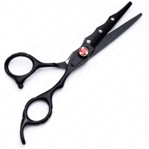 Tijeras de Peluquería Profesionales de Acero Inoxidable Negro de 6 Pulgadas, Tijeras de Entresacar con Hoja Afilada, Personalización de Marca - Product Image 2