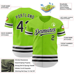 Maillot de baseball court pour adulte, personnalisé avec logo imprimé par sublimation, antibactérien, 100 % polyester, OEM ODM, ensembles 7V7, uniforme sportif - Product Image 3