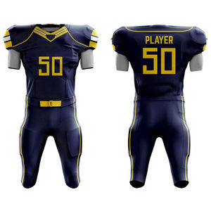 OEM Custom High Quality Breathable Quick Dry Sublimated Polyester <b>Mesh</b> Retro Soccer American Football Jersey Shirt Cropped <b>Plus</b> - Product Image 1
