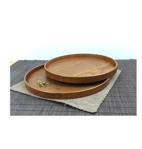 Heavy Duty Wooden Serving Tray Premium Natural Solid Wood Breakfast Tray For <b>Home</b> Kitchen Hotel Restaurant And Daily Use - Product Image 6