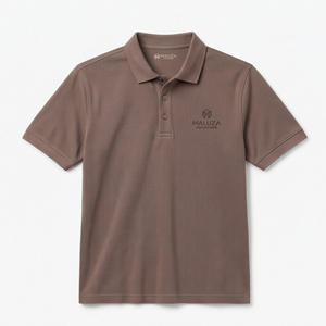 Polo de Felpa Francesa para Hombre, Sensación Suave Premium, Polo Personalizado con Tinte, Camisetas Polo Lisas de Alta Calidad, Proveedor de Ropa al por Mayor - Product Image 1