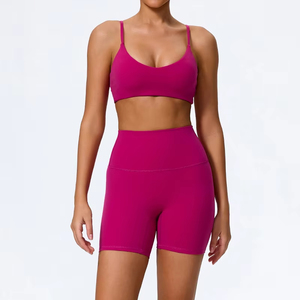 Conjunto Deportivo para Mujer, Sujetador Deportivo y Leggings, Dos Piezas, Ropa para Yoga, Fitness, Gimnasio, Ejercicio y Entrenamiento - Product Image 1