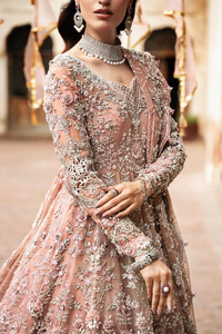 Vestido de Novia Tradicional Indio de Lujo, Bordado, Largo hasta el Suelo, para Invierno/Verano, con Absorción de Humedad, para Fiestas - Product Image 6