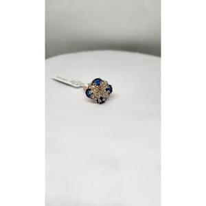 Premium Designer 9K Solid Gold Natural Diamond Women's Ring 0.58ct HI SI 2.02ct Color Stone Luxury Rhodium Finish IGI Certified - Product Image 5