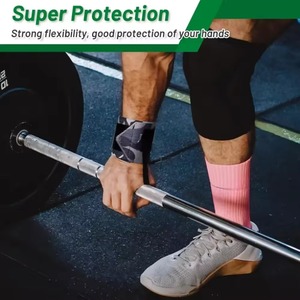 Bandes de maintien robustes pour poignets, sangles de soutien pour haltérophilie, powerlifting, gym, fitness, musculation, entraînement, avec boucles élastiques pour pouces – Excellentes protections - Product Image 5