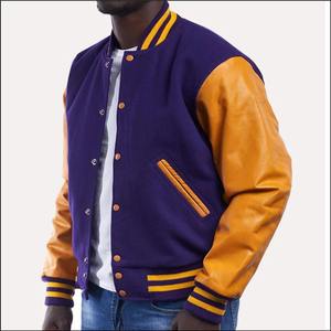 Custom Wool <b>Leather</b> Varsity <b>Jacket</b> Embroidered Letterman <b>Jacket</b> Private Label OEM ODM Wholesale Manufacturer - Product Image 5