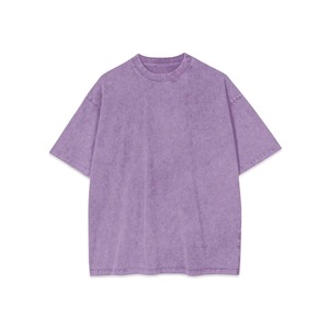 T-shirt personnalisé délavé à l'acide pour homme, coupe oversize, en coton vieilli, style streetwear, fabricant OEM de t-shirts vierges délavés à l'acide - Product Image 5