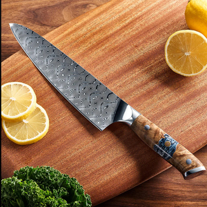 High Quality Damascus Steel <b>Kitchen</b> Chef Knife for Outdoor <b>Camping</b> Hunting Hand Forged Eco-Friendly Dishwasher Safe - Product Image 2