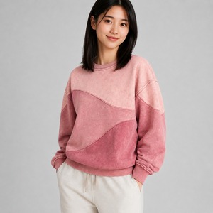 T-shirt uni délavé à chaud pour femme – Nouveau style respirant à manches courtes personnalisable - Product Image 1