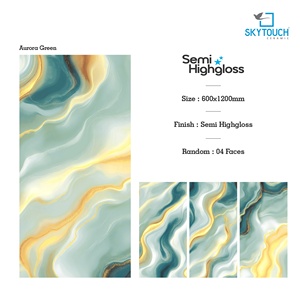 Diseño de baldosas de tendencia 2025 Alto brillo 600x1200mm Azulejos de porcelana de alta calidad Azulejos pulidos para piso a precio mayorista - Product Image 3