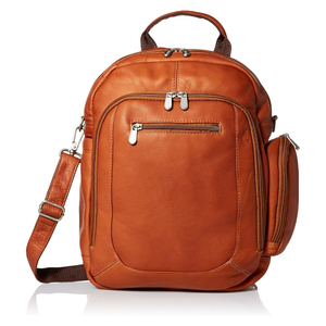 Fashion Leather Men's Backpack with Cowhide Leather Handbag with Large Capacity Computer Bag Unisex Travel Backpack - Product Image 1