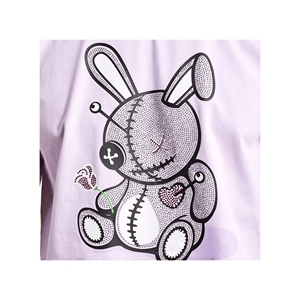 Camisetas con Pedrería de Nuevo Diseño para Hombre, Camisetas de Moda Urbana, Camisetas con Pedrería de Diseño Personalizado, Transpirables y de Alta Calidad - Product Image 3