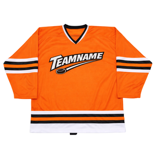 Jersey de Hockey Premium |   Nombre del equipo personalizado más número - Tela de alto rendimiento que absorbe la humedad - Ropa deportiva personalizada para ligas - Product Image 1