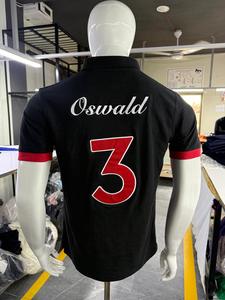 เสื้อโปโลดีไซน์หรูหรา หลายสี แขนสั้น สำหรับทุกเพศ ผลิตจากผ้าฝ้ายผสมเนื้อนุ่ม เย็บอย่างทนทาน เหมาะสำหรับใส่กลางแจ้ง เสื้อโปโลผู้ชาย - Product Image 3