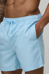OEM Wholesale Swimming Clothing Elastic Swim <b>Trunks</b> <b>Men's</b> Custom logo Underwear <b>Men</b> <b>Trunk</b> with Drawstring - Product Image 3