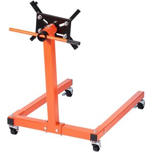 Support de moteur rotatif 1300 Lbs (3/5 tonne) avec tête réglable à 360 degrés, chariot de levage de moteur en fonte, outil de réparation automobile 4 Ca - Product Image 3