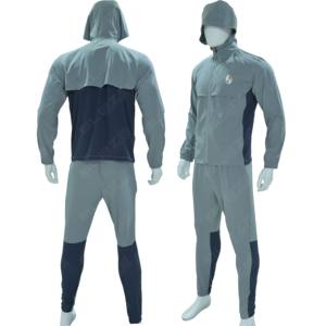 Survêtement de sport pour homme en nylon de haute qualité, coupe-vent imperméable, avec short, pour activités de plein air - Product Image 1