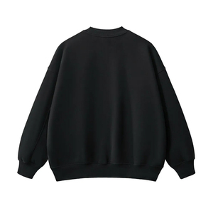 เสื้อสเวตเชิ้ตคอกลมเนื้อหนา ผ้าฟลีซ 100% ผ้าฝ้าย สั่งทำได้ ทรงโอเวอร์ไซส์ สำหรับผู้ชายและผู้หญิง - Product Image 2