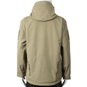 Wholesales New Design Softshell Tactical Us Winter <b>Soft</b> <b>Shell</b> <b>Jacket</b> Men's <b>Hooded</b> Tactical Softshell <b>Jacket</b> Windproof Workwear - Product Image 3