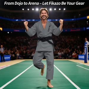 ชุดยูโด BJJ คุณภาพสูง ผ้าฝ้ายทอแบบเพิร์ลวีฟ ระบายอากาศได้ดี น้ำหนักเบา ทนทาน ชุดฝึกซ้อม รับสกรีนโลโก้ สำหรับผู้ชายและผู้หญิง - Product Image 3