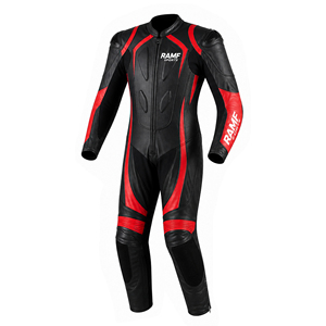 Men's Motorcycle Racing Jumpsuit Jacket Cowhide Genuine Leather Jacket - Product Image 1