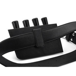 Estuche Personalizado de Cuero para Esmalte de Uñas |   Organizador Compacto para Cinturón |   Estuche protector de 15 x 9.5 cm para 4 botellas - Product Image 1