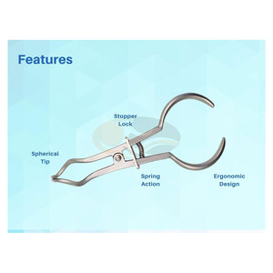 Rubber Dam Kit Complete Dental Isolation <b>Set</b> 16pcs Manual Anti Reflection Clamps Punch <b>Plier</b> Professional Endodontic Supplies - Product Image 3
