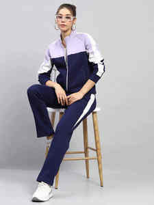 Vêtements de sport deux pièces de qualité supérieure, bleu uni, col montant, pour femmes, séchage rapide, respirant, vêtements de sport pour la salle de sport, vêtements de sport actifs, grande taille, hiver - Product Image 5