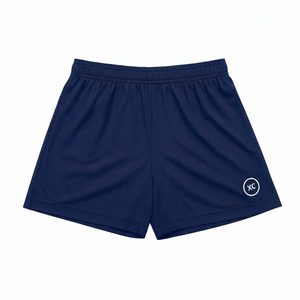 Pantalones Cortos Deportivos para Hombre, Color Naranja, Cintura Elástica, Secado Rápido, Tejido de Punto, Logotipo XC en el Bajo, Tejido de Poliéster, Pantalones Cortos de Playa, Gimnasio - Product Image 5