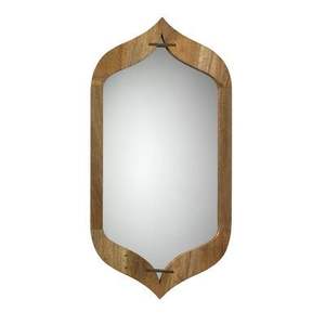Miroir mural en bois classique artisanal et écologique - Product Image 5
