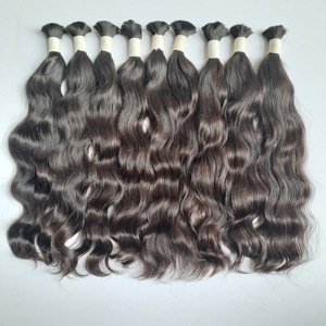 Perruques de cheveux humains bouclés naturels 100 % vierges Remy de 12 pouces, style birman, pour tissage de cheveux – Vente chaude - Product Image 2