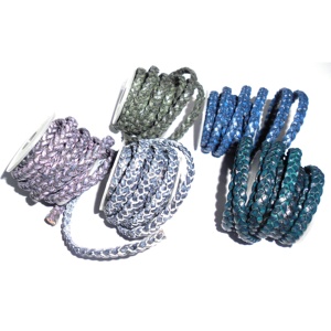 Cordons en cuir tressés plats de longueur personnalisée, enduits imperméables, écologiques, haute ténacité, pour sacs, chaussures, bijoux, vêtements, maison - Product Image 2