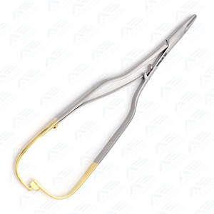 Instrumento médico Soporte de aguja de acero inoxidable de alta calidad 16 Cm Soporte de aguja Arruga Tc Soporte de aguja Arruga de alta calidad - Product Image 5