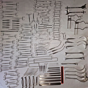 Juego de Instrumentos Quirúrgicos para Laparotomía Manual, 197 Piezas, Acero Inoxidable, Antioxidante, Herramientas Completas para Cirugía Abdominal - Product Image 1