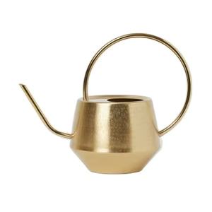 Regadera Dorada Elegante con Asa Curva y Boquilla Larga, Perfecta para Plantas de Interior y Exterior, Duradera y de Alta Calidad - Product Image 1