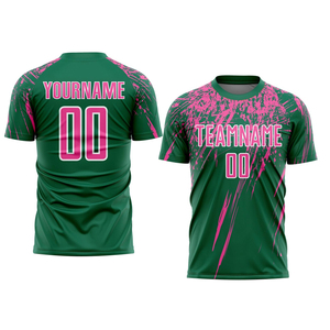 Team Soccer Jersey Custom Football Sports Shirt Breathable Moisture Wicking Athletic Wear Unisex Match Training Soccer Jersey - Product Image 1