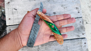 Traditional <b>Shaving</b> Tool Handmade Metal Construction Sharp Durable Edge Comfortable Grip For Beard Damascus Steel Razor Premium - Product Image 2