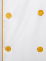 Uniforme contrasté de travail de cuisine d'hôtel et de restaurant pour hommes et femmes veste de chef avec chapeau ensemble café boulangerie cantine cuisine pâtisserie