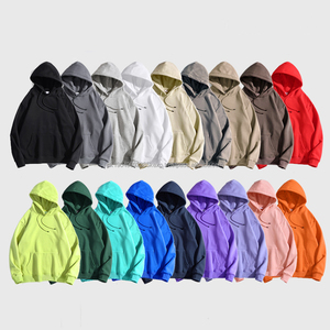 Sudadera con Capucha Personalizada con Logotipo, Gruesa, de Forro Polar, Mezcla de Algodón, Talla Grande, Cálida para Invierno, Informal, con Estampado Puff, Unisex - Product Image 1