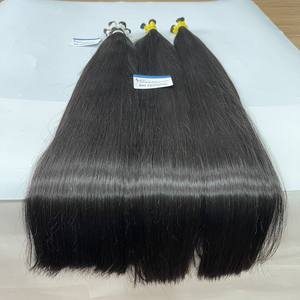 Tendance chaude très haute qualité extension de cheveux en vrac couleur claire sans enchevêtrement vietnamien prêt à expédier en stock meilleur prix - Product Image 5